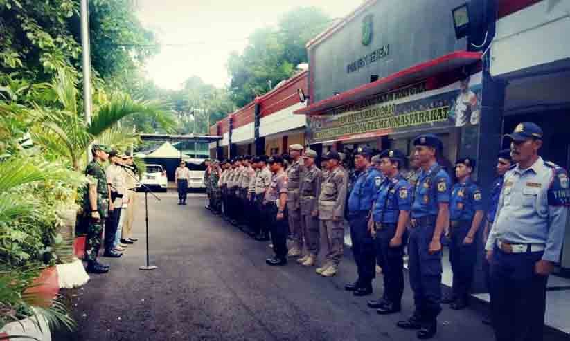 Polsek Senen Jakpus Gelar Apel Siaga Jelang Malam Tahun Baru 2020
