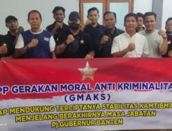 GMAKS Dukung Stabilitas Kamtibmas Jelang Akhir Masa Jabatan Pj Gubernur Banten
