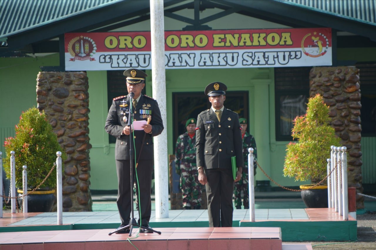 Kodim 1710/Mimika Peringati Hari Pahlawan dengan Menghormati Perjuangan Pendahulu