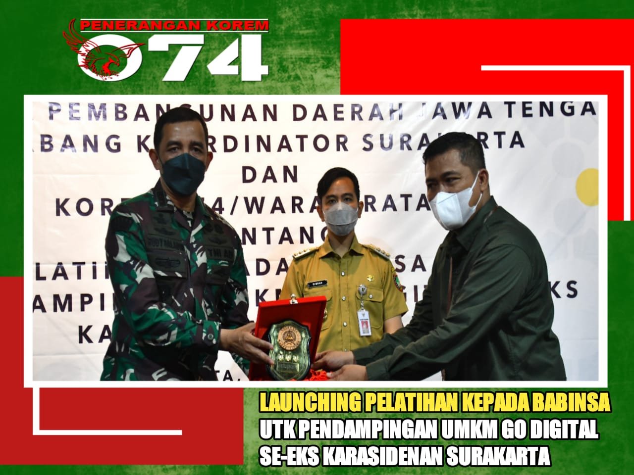 Korem 074/Warastratama dan Bank Jateng Luncurkan Pelatihan UMKM Digital untuk Babinsa