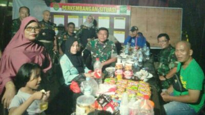 Danrem 064/MY Pantau Arus Mudik di Posko Kodim 0602/Serang