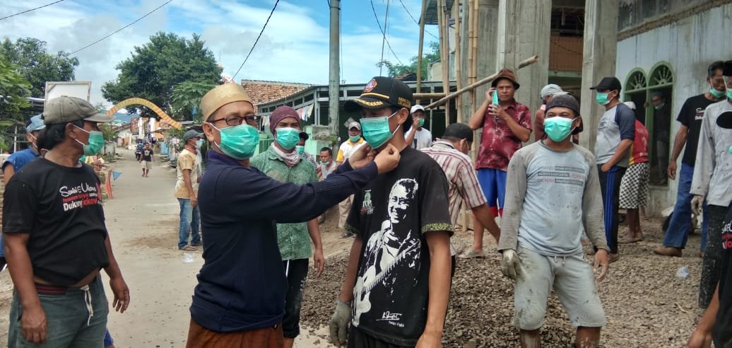 Warga Lialang Kota Serang Bersiap Lawan Covid-19