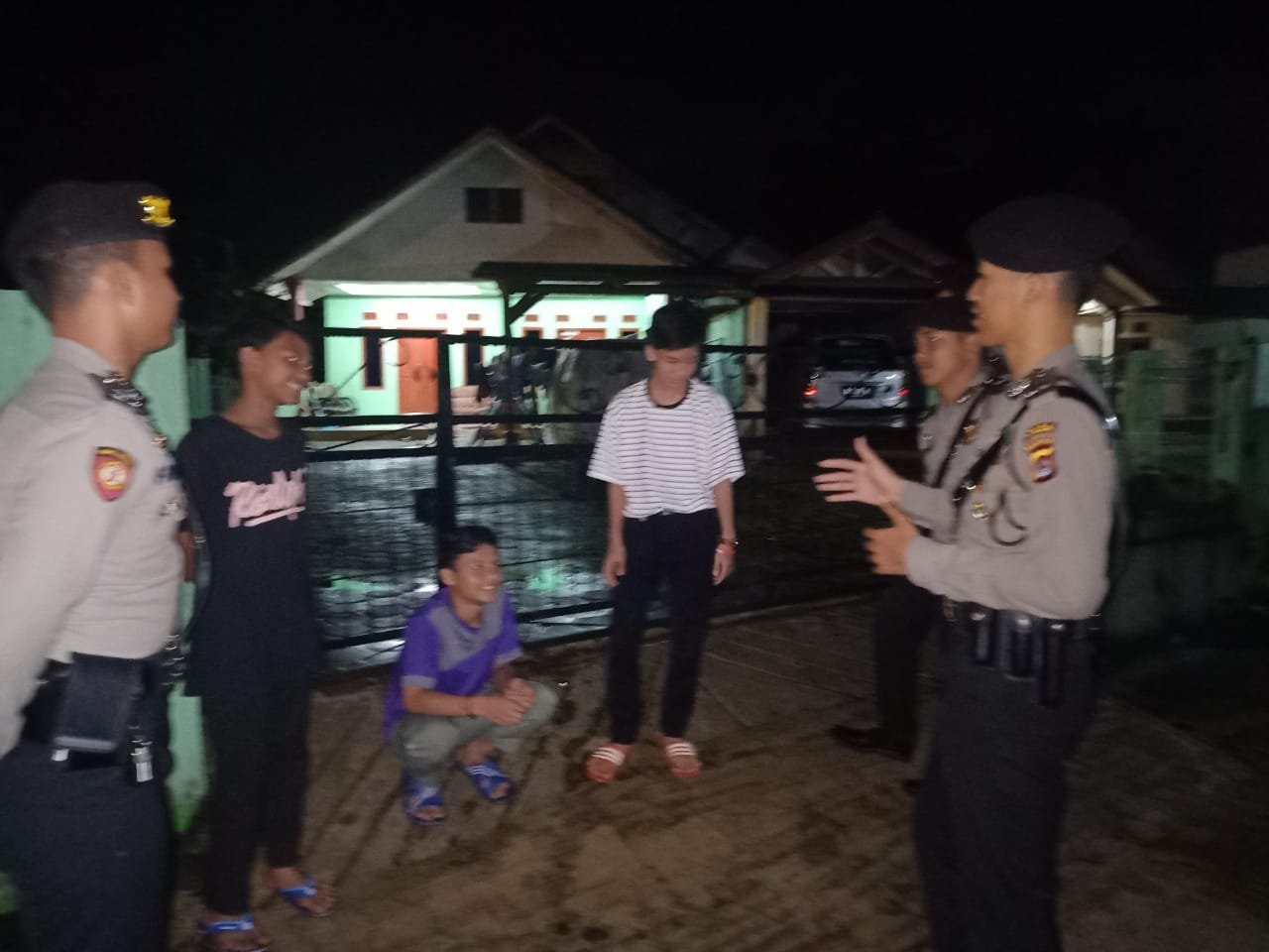 Ditsamapta Polda Banten Sampaikan Pesan Kamtibmas Lewat Patroli Dialogis