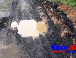 Jalan di Sajira Rusak Padahal Baru Dibangun