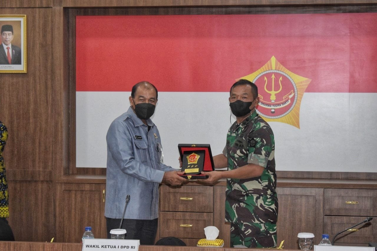 Raker DPD RI Bahas Penataan Sistem Keamanan Laut di Mako Kogabwilhan I