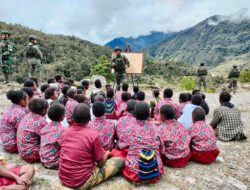 Yonif Raider 321 Cerdaskan Anak Bangsa Lewat Kegiatan Outdoor Study