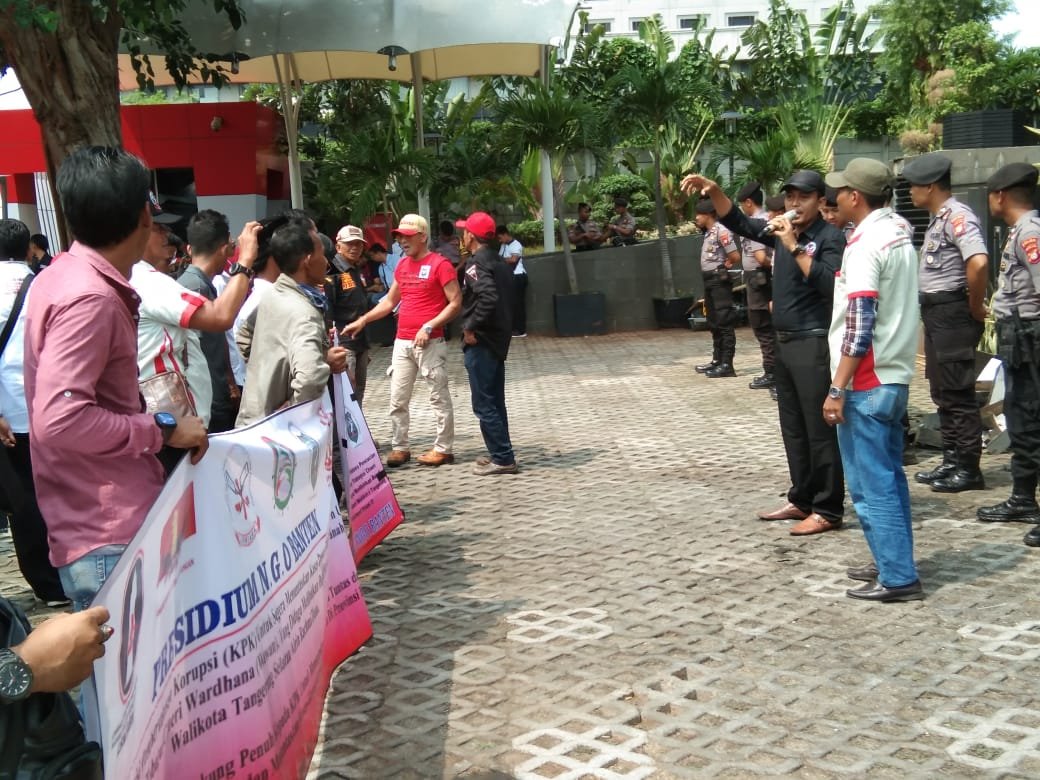 Ormas Gabungan Banten Desak KPK Usut Tuntas Aliran Dana TPPU Wawan