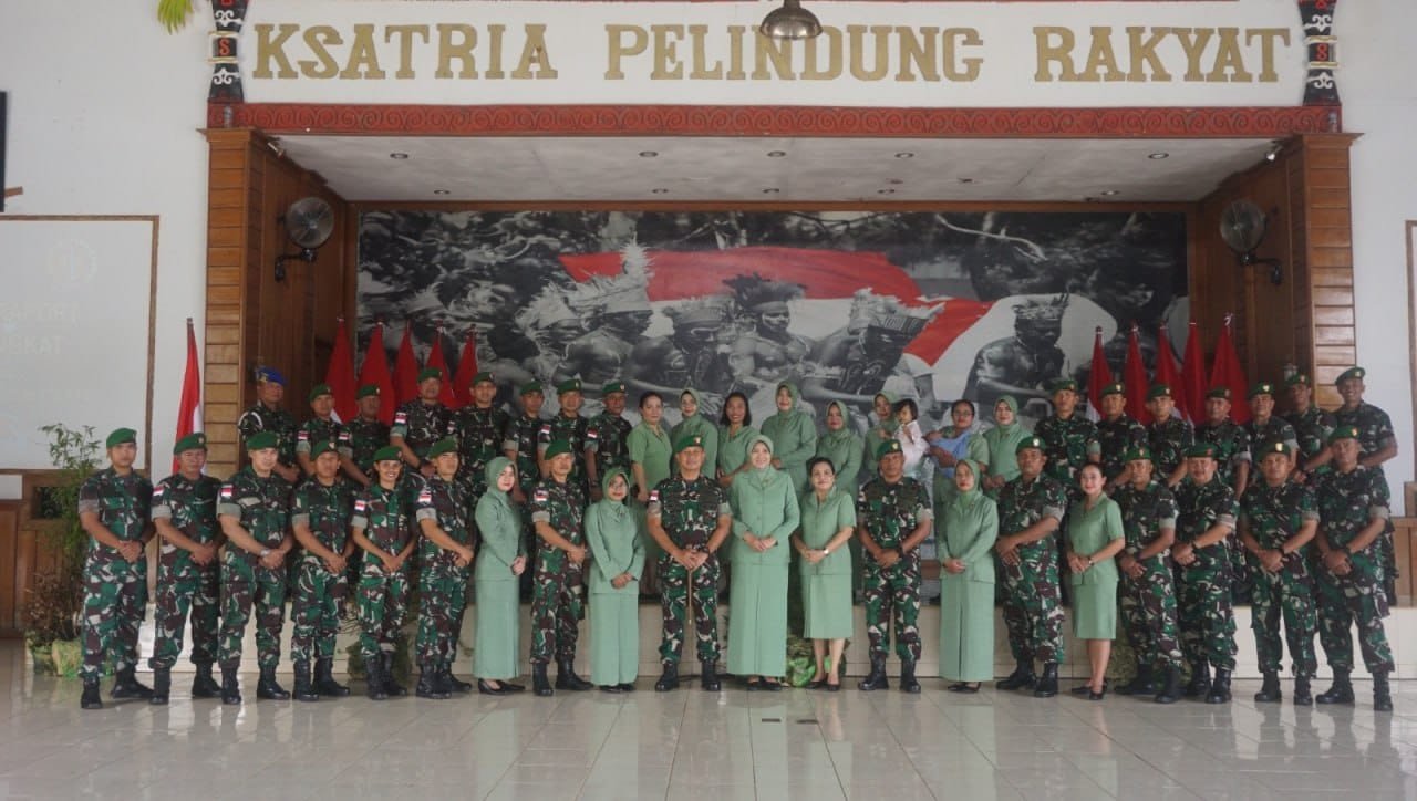 Danrem 174 Merauke: Kenaikan Pangkat Wajib Didukung Peningkatan Kemampuan Prajurit