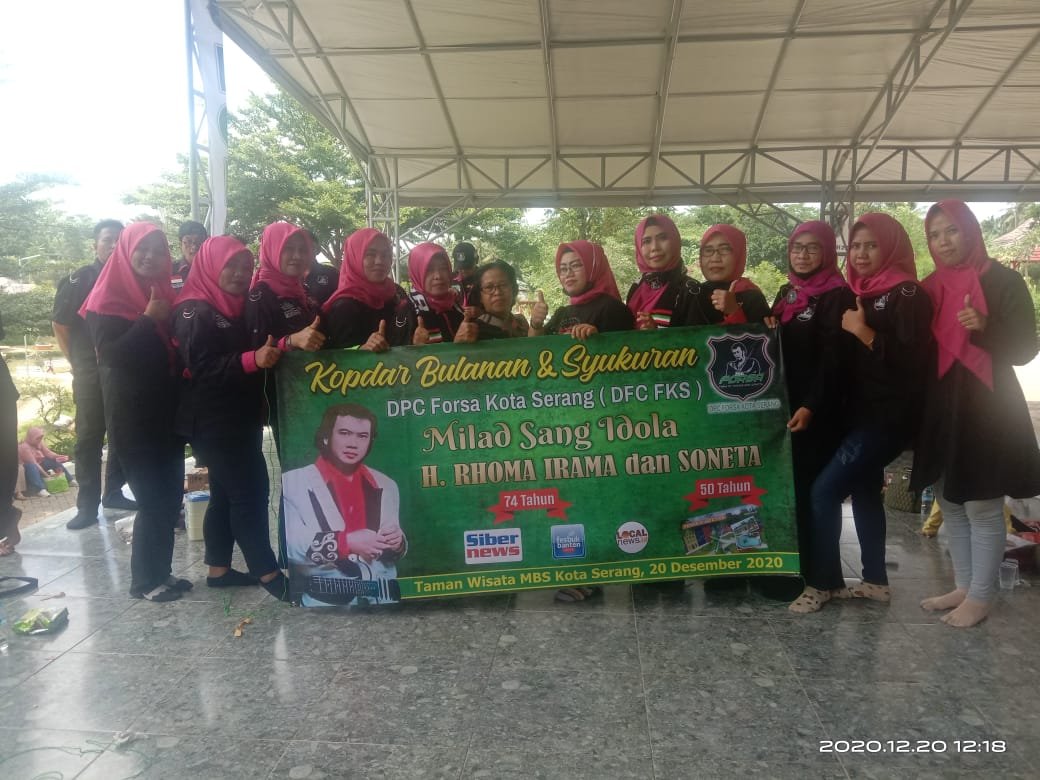DPC Forsa Kota Serang Gelar Kopdar di Bulan Kelahiran Rhoma Irama