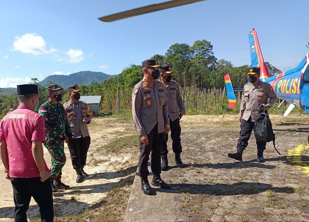 Kunjungan Kabaharkam Polri, Dandim Sambas Jelaskan Penanganan PMI