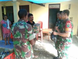 Babinsa Koramil 1710-07/Mapurujaya Melayat Warga Binaan sebagai Bentuk Kepedulian