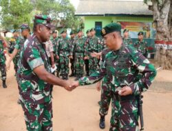 Pangdam XVII/Cenderawasih Kunjungi Satgas Yonif MR 411/PDW Kostrad