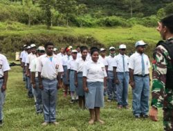 Satgas Yonif 143/TWEJ Tumbuhkan Disiplin dan Kekompakan di Perbatasan RI