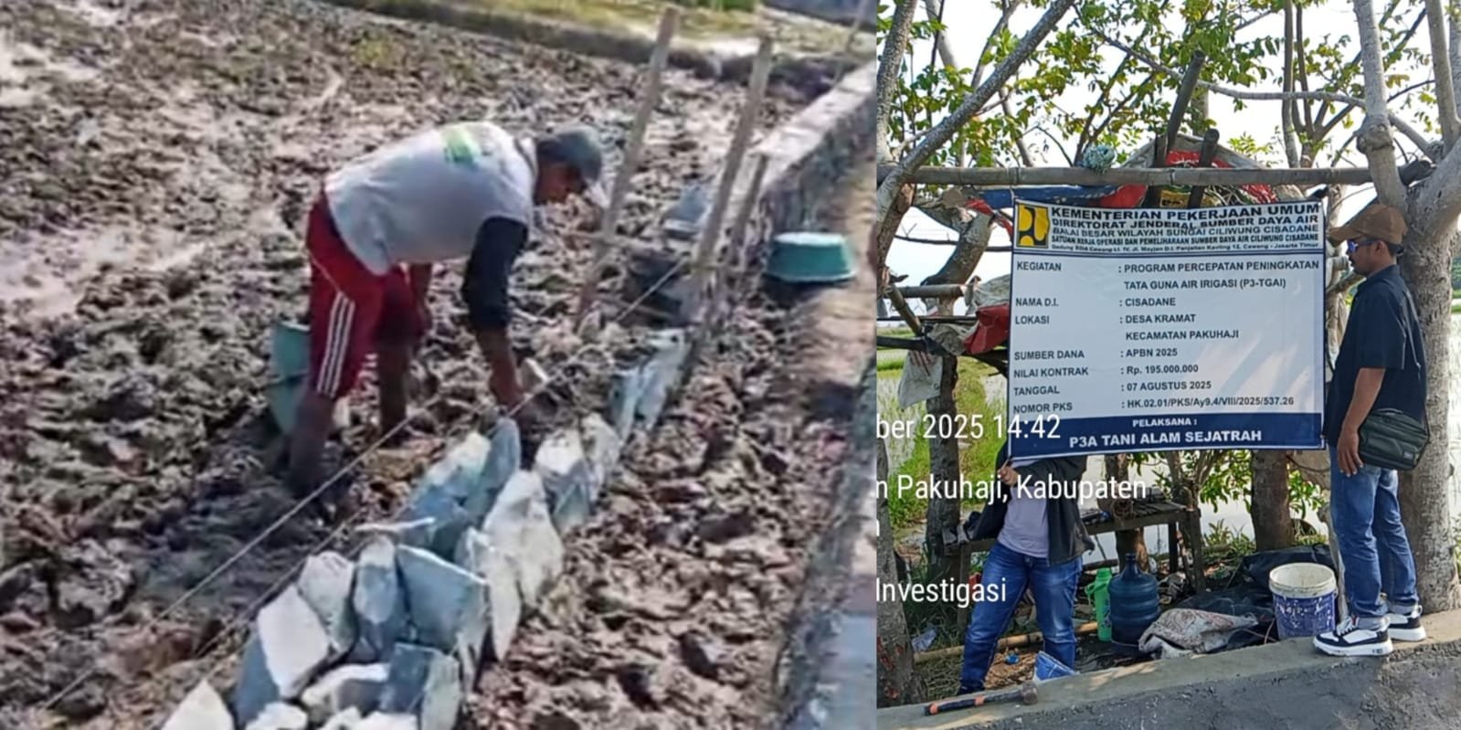 P3A Tani Alas Sejatrah Diduga Korup Saat Kerjakan P3GAI di Desa Kramat