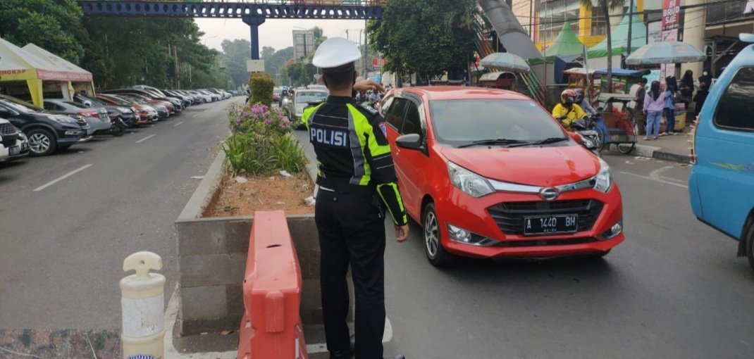 Satlantas Polres Serang Kota Gatur Lantas untuk Pelayanan Pengguna Jalan