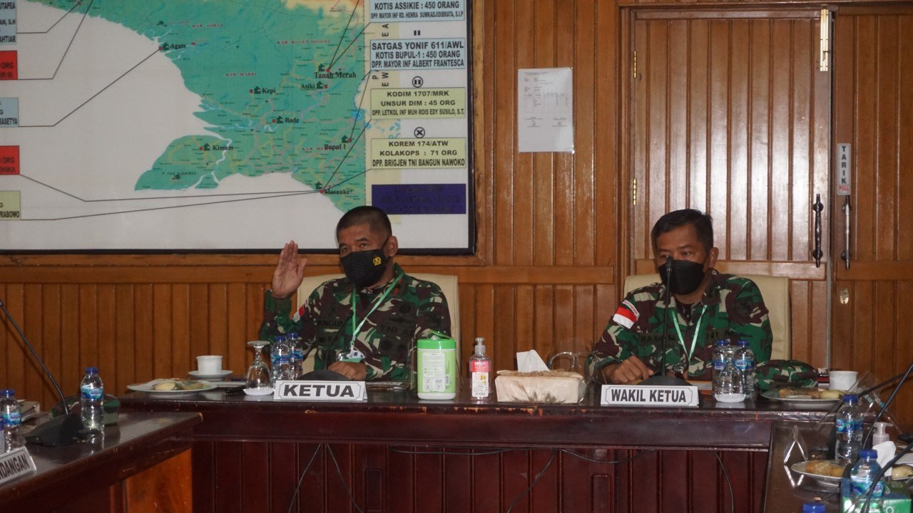 Danrem 174 Merauke Pimpin Sidang Parade Seleksi Taruna Gratis