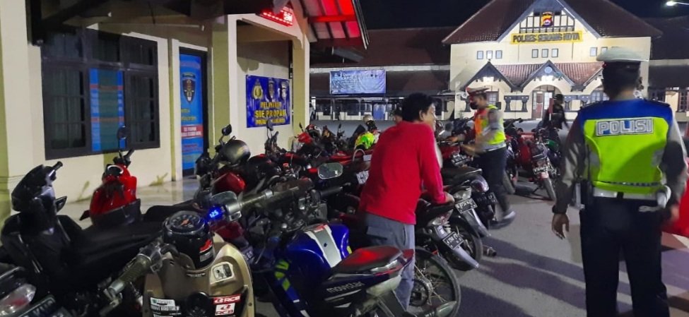 Polres Serang Kota Amankan Puluhan Kendaraan di Banten