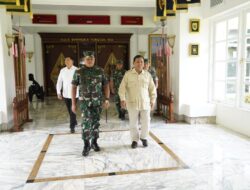 Panglima TNI Kunjungi Menteri Pertahanan di Jakarta