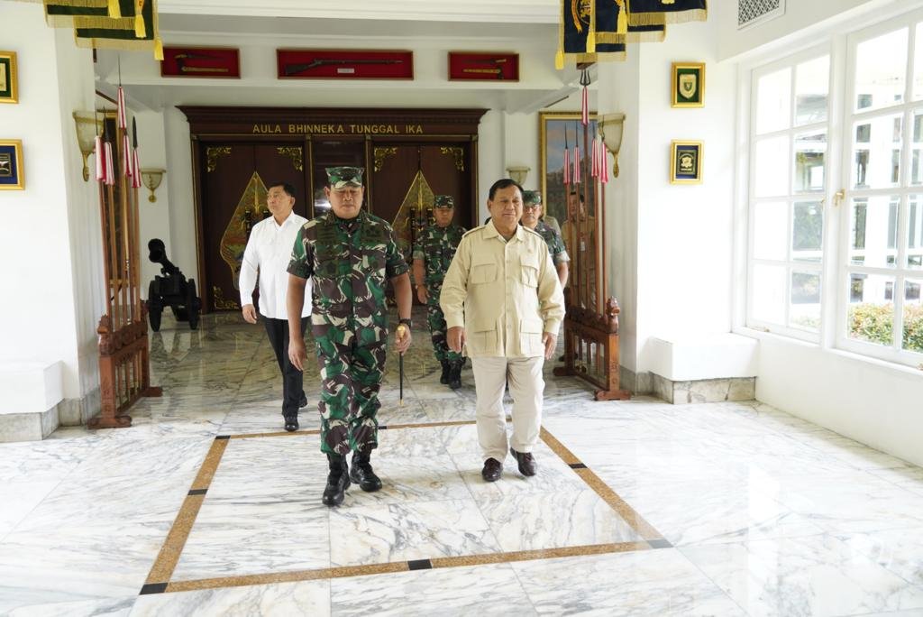 Panglima TNI Kunjungi Menteri Pertahanan di Jakarta