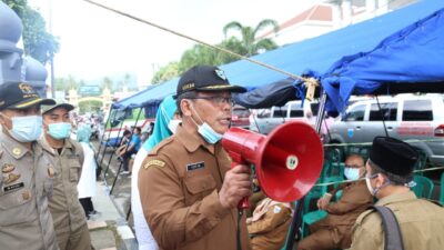 Sekda Pandeglang Geram Lihat Kerumunan Langgar Protokol Kesehatan