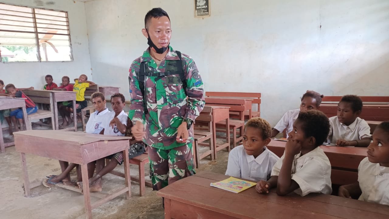 TMMD Kodim 1711 BVD Sosialisasi Bahaya Terorisme dan Radikalisme