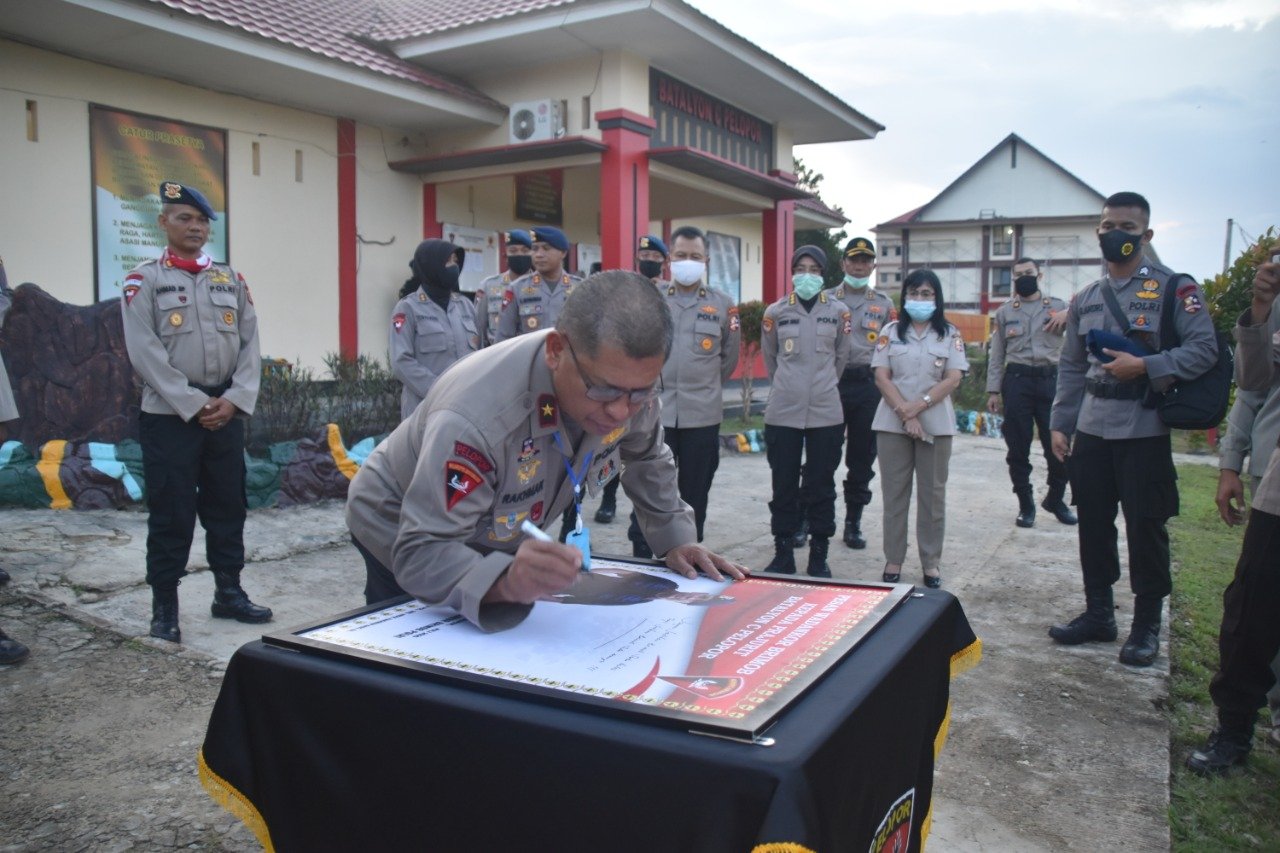 Kunjungan Wadankorbrimob Polri ke Satbrimob Kolda Kaltim Disambut Hangat