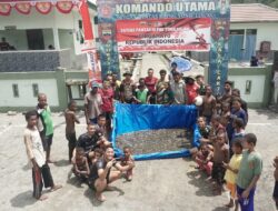 Personel Satgas Yonif 126/KC Ajarkan Budidaya Lele untuk Masyarakat Papua