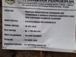 Infrastruktur Perkim di Desa Cikatomas Mangkrak Tak Tersentuh