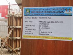 Proyek Jalan RSUD Tangerang Rp1,4 Miliar Tertunda, Dinas PUPR Diduga Lalai