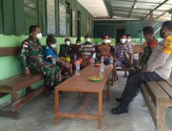 Jelang Natal dan Tahun Baru, Satgas Yonif 126/KC Rakor bersama Koramil dan Polsek