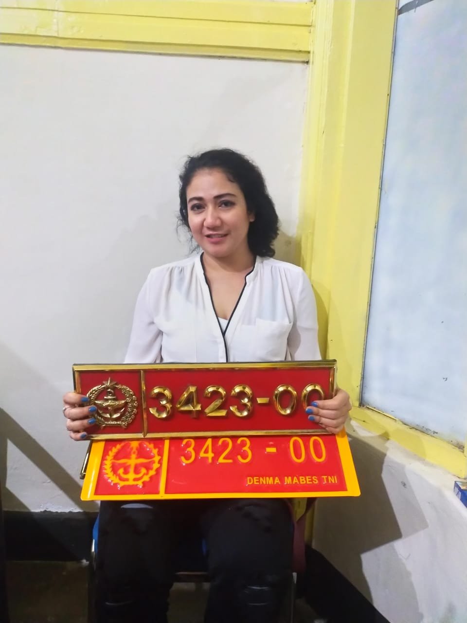 POM TNI Tangkap Pengguna Plat Dinas Palsu 3423-00