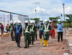 Danrem 174 Merauke Tinjau Pembangunan RS Modular Kapasitas 200 Tempat Tidur