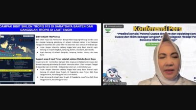 Banten Waspada, BMKG Deteksi Bibit Siklon di Hindia Barat Daya 3 Hari ke Depan