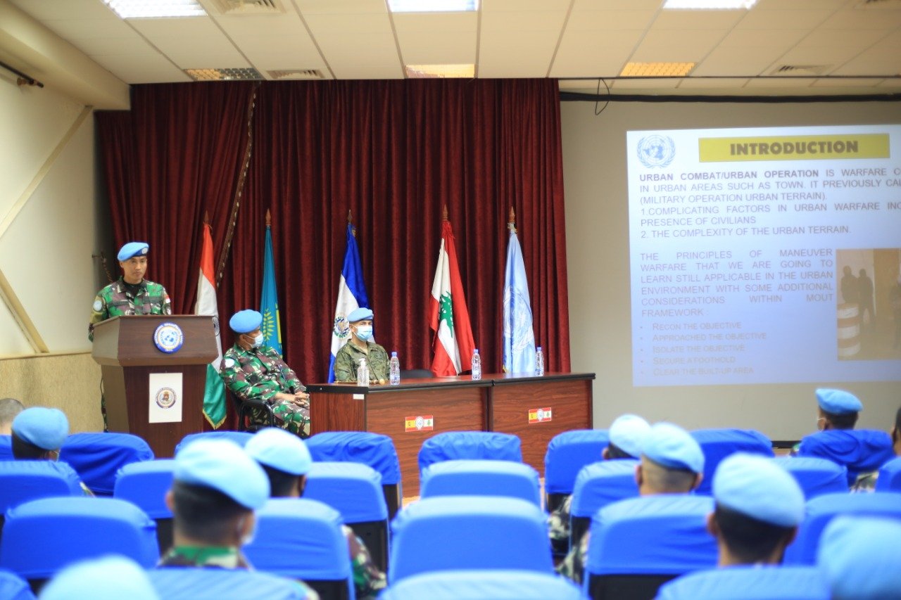 Latgab Pertempuran Kota, Indobatt Asah Kemampuan Tempur di Area Urban