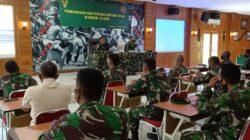 Staf Perencanaan TNI AD Sosialisasikan Doktrin kepada Anggota Korem 174 Merauke
