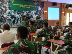 Staf Perencanaan TNI AD Sosialisasikan Doktrin kepada Anggota Korem 174 Merauke