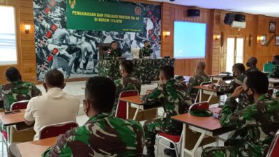 Staf Perencanaan TNI AD Sosialisasikan Doktrin kepada Anggota Korem 174 Merauke
