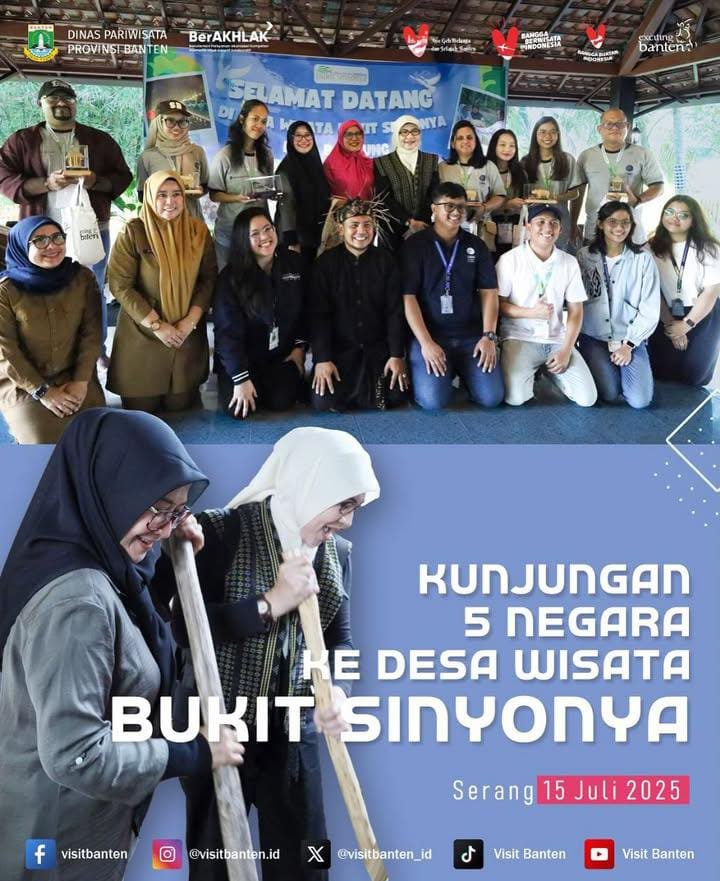 Plt Kadispar Banten Terima Wisatawan dari Lima Negara di Mina Agro