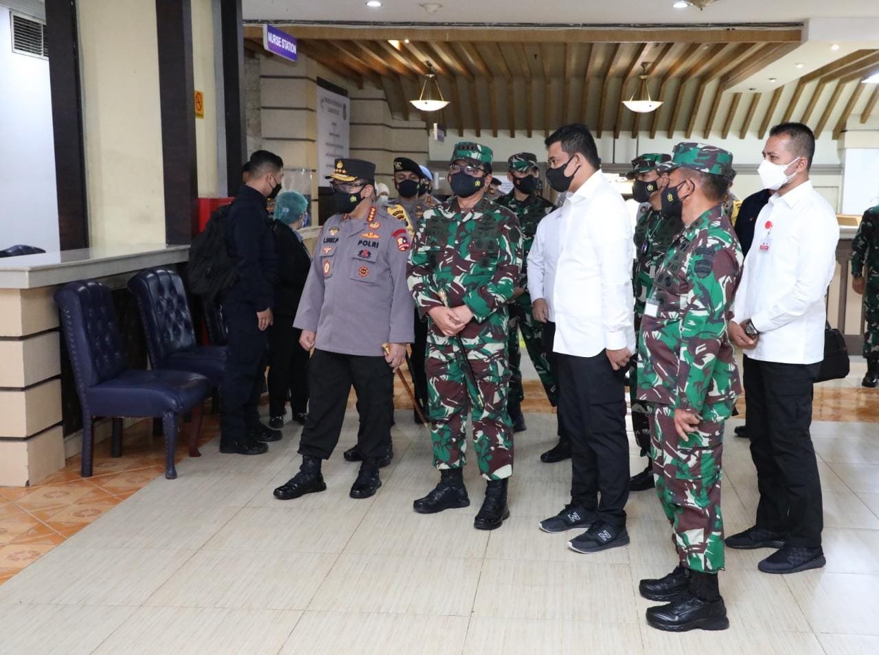 Panglima TNI Tinjau Fasilitas Isolasi Pasien OTG Covid-19 di Medan