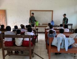 Satgas Yonif 143/TWEJ Tingkatkan Gizi Siswa Perbatasan RI-PNG untuk Cegah Stunting