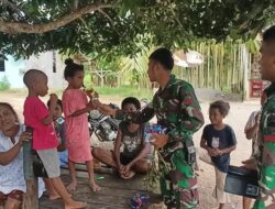 Yonif 126/KC Jalin Kebersamaan dengan Warga Perbatasan Lewat Kitorang Basudara