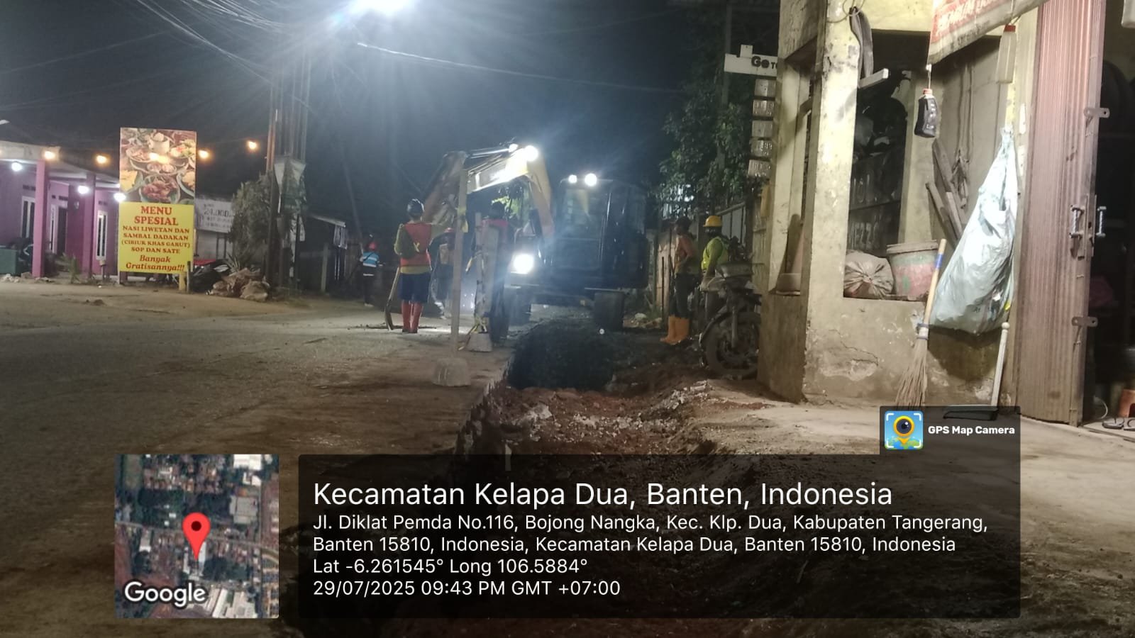 Galian PDAM di Jalan Menyempit Diduga Bahayakan Keselamatan Pengendara