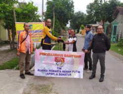 DPC APMP Kota Kediri Bagikan Masker dan Sabun Cair untuk Warga
