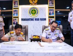 Bakamla RI Gandeng Badan Karantina Pertanian Sepakati Kerja Sama