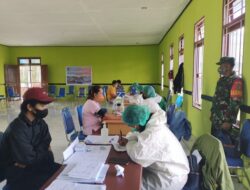 TNI Pastikan Vaksinasi Covid-19 Tahap I dan II Berlangsung Tertib serta Kondusif