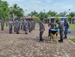 Danlanal Tanjung Balai Asahan Pimpin Pengukuhan Danposal Danposmat Danpatkamla