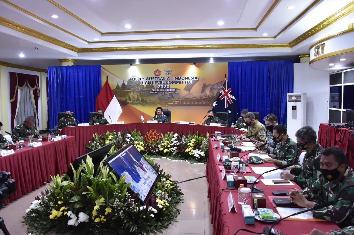 Panglima TNI dan CDF Australia Pimpin Sidang AUSINDO HLC ke-8 2020