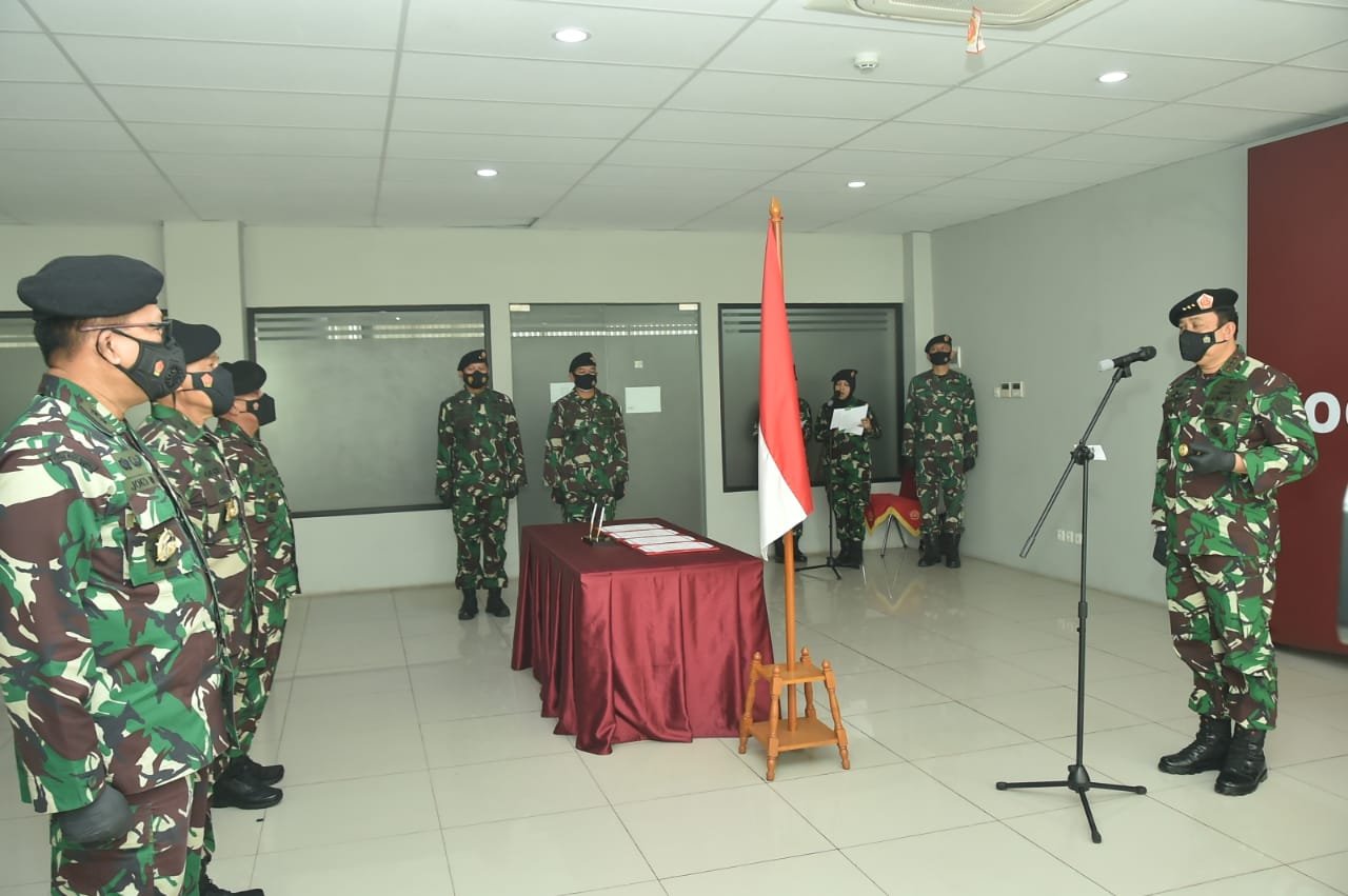 Pangkogabwilhan II Pimpin Sertijab Kepala Staf dan Aspers Kaskogabwilhan II