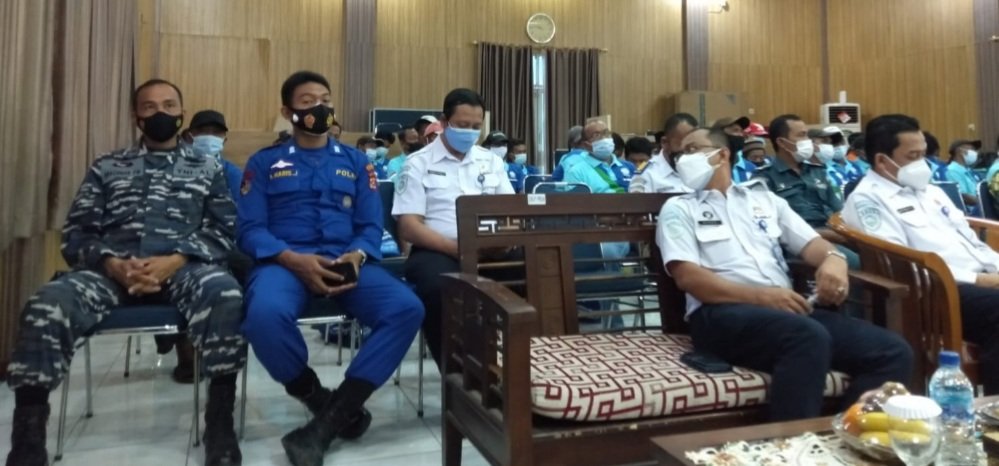 Personel Satpolairud Polres Serang Kota Hadiri Pembukaan Sekolah Lapang Cuana Nelayan