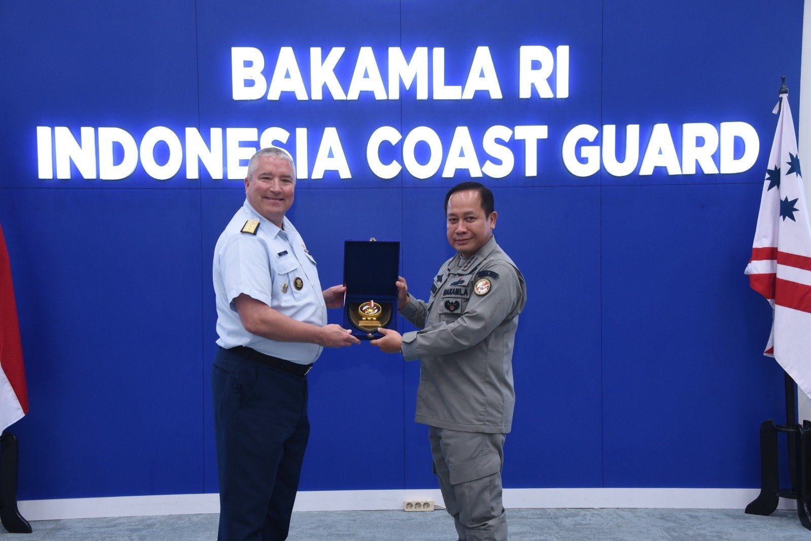 Bakamla RI Terima Kunjungan US Coast Guard Bahas Kepercayaan Antar Lembaga